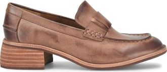 Kork-ease Womens Kya Moc Toe Loafer In Dark Brown