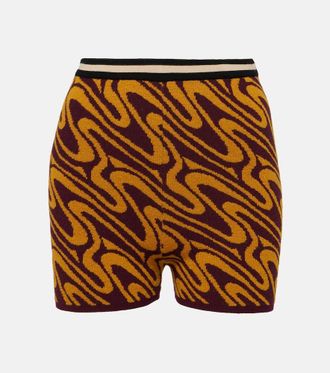 Dries Van Noten Shorts in jacquard a vita alta