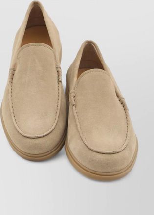 Tod's pantofola suede loafers rubber sole