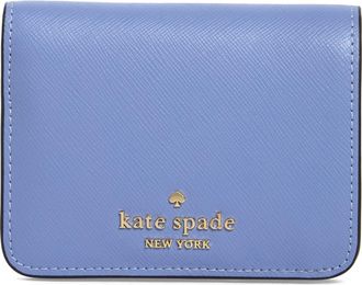 Kate Spade New York madison saffiano leather wallet in Frosted Blueberry at Nordstrom Rack