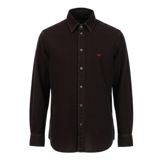 Diesel Overshirt voor heren, effen (Bruin)