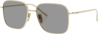 Prada C54Sd Zonnebril - Dames - Zonnebrillen - Geel - 57 MM - Accessoires