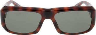 Saint Laurent Zonnebril - unisex - Zonnebrillen - Bruin - ONE Size - Leer - Accessoires