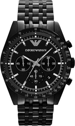 Emporio Armani Accessoires, Heren, Zwart, ONE Size, Horloges