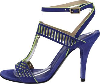 Fabi Schoenen, Dames, Blauw, 36 1/2 EU, Su&egrave;de, Suede Sandalen