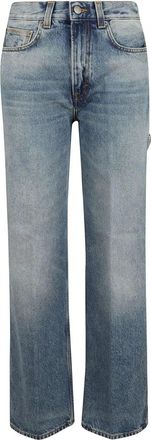 Haikure Wijde pijp Winona jeans - Dames - Regular Fit Jeans - Blauw - W29 - Jeans