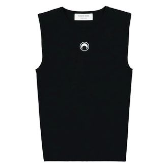 Marine Serre Core Knit Sleeveless Tank Top