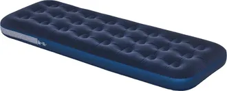 OUTSUNNY Single Air Mattress - Portable Air Bed with Flocked Surface - Blue | TJ Hughes