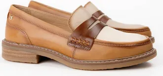 Pikolinos Womens Aldaya Penny Loafer In Almond