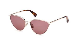 Max Mara MM0044 52S Womens Sunglasses Gold Size 56