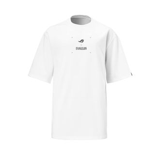 Asus Unisexs Ct1012 Rog Eva Eva01/Wh/M//Ww T-Shirt, White, Medium