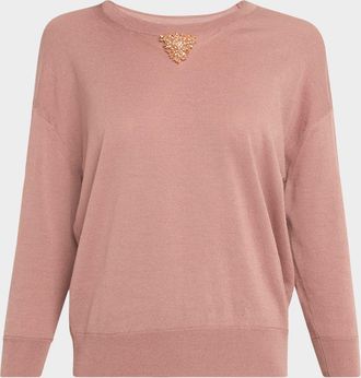 Dorothee Schumacher Refined Essentials I Bead-Embellished Pullover