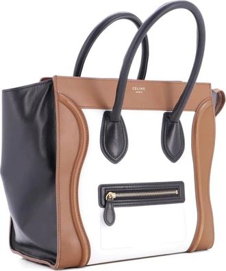 Celine Tricolor Luggage Bag Leather Mini tote bag - Veelkleurig