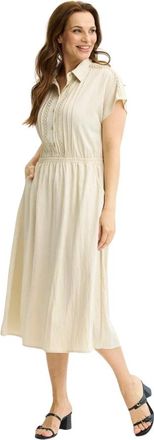 In Front IN Front, Kleedjes, Dames, Beige, 2Xl, Shirt Dress