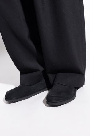 Birkenstock Suede Shoes LONDON BS, Mens, Black