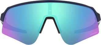 Oakley Mens Oo9465 Sutro Lite Sweep Sunglasses, Matte Navy/Prizm Sapphire, 39 mm