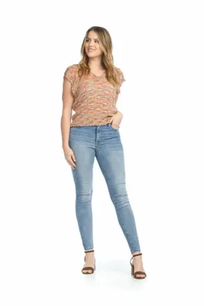 Papillon Knit Lightweight Sweater In Multi