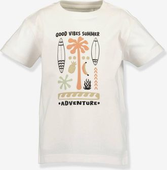 Blue Seven T-Shirt Jungen BLUE SEVEN Bio-Baumwolle GOOD VIBES wollwei&szlig;