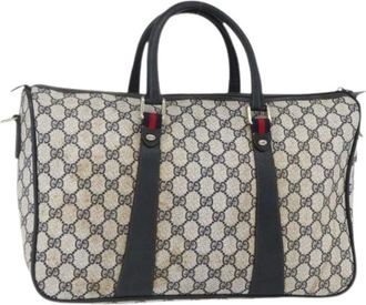 Gucci Pre-owned Handbags, female, Blue, Size: ONE SIZE Pre-owned Plastic Handbag