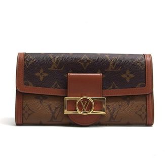 Louis Vuitton Brown Monogram Reverse Canvas Leather Wallet (Bi-Fold) (Pre-Owned)
