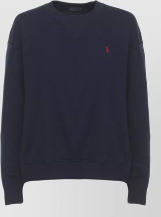 Ralph Lauren cotton knit sweatshirt long sleeves crewneck