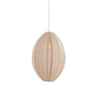 Light & Living L&aacute;mpara Colgante - Milatos - Beige - Textil - - Light&living