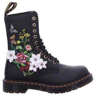 Dr. Martens 1490 Bloom Nappa Leather Womens Ankle Boots - Black - Size:UK 6.5