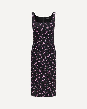 Dolce & Gabbana Flowers print sheath Dress Female 40