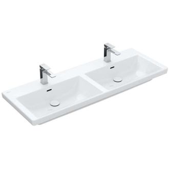Villeroy & Boch Villeroy&boch - Lavabo Doble Con Mueble Subway 3.0 De 1300 X 470