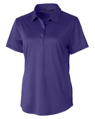 Cutter & Buck Prospect Textured Stretch Womens Short Sleeve Polo Shirt