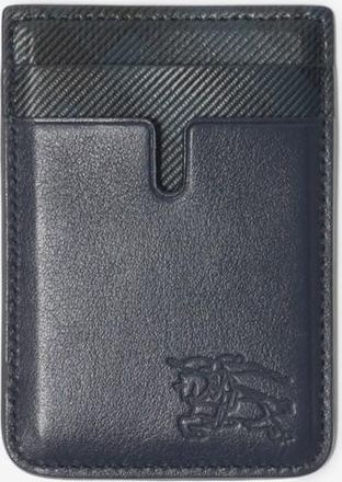 Burberry Pop Check Magnetic Card Case