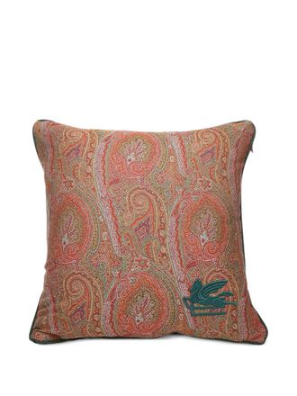 Etro Home Cuscino con stampa paisley (45cm x 45cm) - Rosso