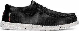 Hey Dude Sport Mesh Instap Schoenen - Heren - Veterschoenen - Zwart - 44 EU - Polyester - Schoenen