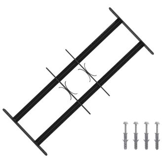 vidaXL Rejilla De Seguridad Para Ventanas Con 2 Barras Cruzadas 3 Pcs Vidaxl
