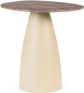 Decorspace Tavolino stanley top rustic brown, top in legno di mango con forma innerolare 50 x 43 x 50 cm