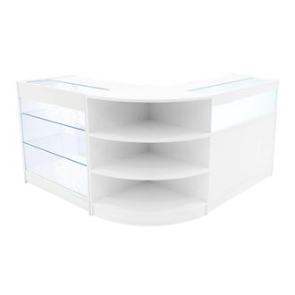 MonsterShop Demeter LED Shop Counter Set K900, B900 & LM60 - White