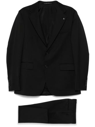 Tagliatore virgin-wool suit - Black