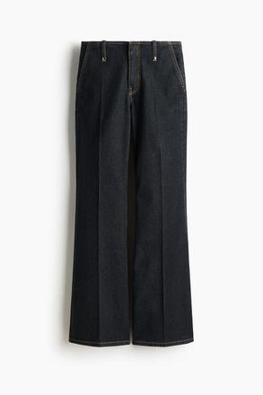 H&M Bootcut High Waist Jeans in Washed Black at Nordstrom, Size 12