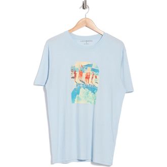 Lucky Brand Swimming Pool Graphic T-Shirt in Celestial Blue at Nordstrom Rack, Size Xx-Large