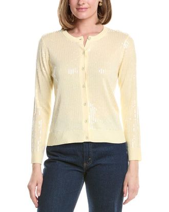 Anne Klein Sequin Cardigan