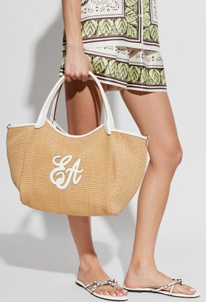 Emporio Armani Shopper Bag, Womens, Beige