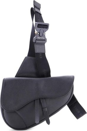 Dior Saddle Leather Mini crossbody bag - Zwart