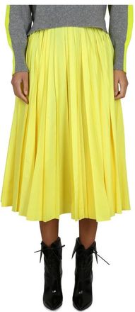 Philosophy di Lorenzo Serafini Rokken, Dames, Geel, S, Polyester, Taffeta Rok