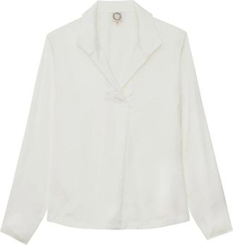 Ines De La Fressange Noa Top - Dames - Blouses - Wit - XS - Overhemden