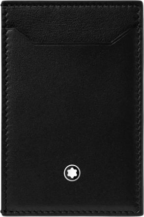 Montblanc Black Leather Meisterstuck Pocket Holder