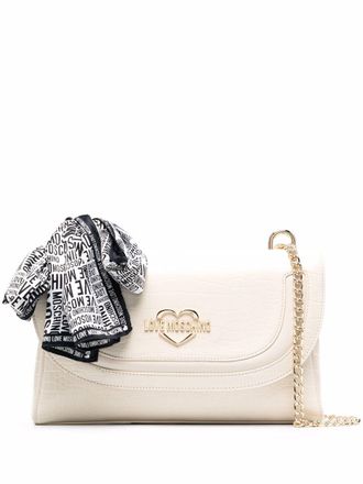 Love Moschino Schoudertas van imitatieleer - Beige