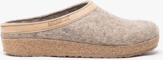 Haflinger TORBEN Womens Slippers Peat - Grey - Size UK 6