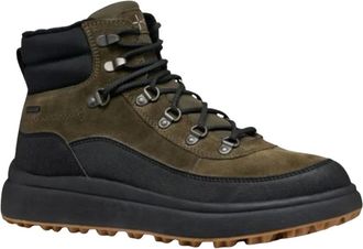 Geox Schoenen, Heren, Groen, 44 EU, U Granito + Grip Enkellaarzen