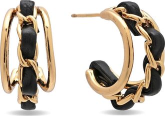 Eye Candy Los Angeles Karolina Hoop Earrings in Gold at Nordstrom Rack