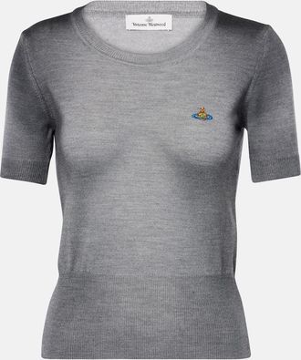 Vivienne Westwood Eli Orb virgin wool top